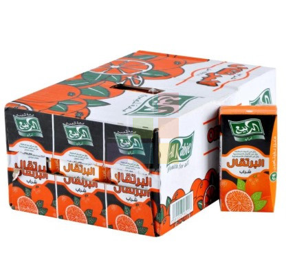 Al Rabie Orange Juice 18*125ml